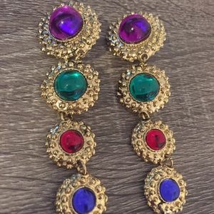 vintage dangle drop earrings